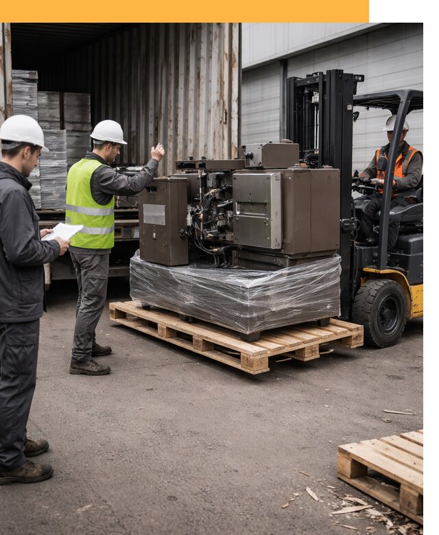 Доставка промышленного оборудования из Европы от 45878