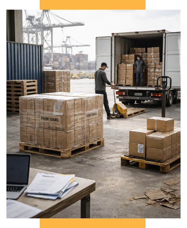 Доставка грузов из Израиля от 15293 р., логистика от СетСервис-Блт