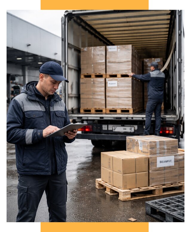 Доставка грузов из Беларуси от 15293 р. логистика СетСервис-Блт