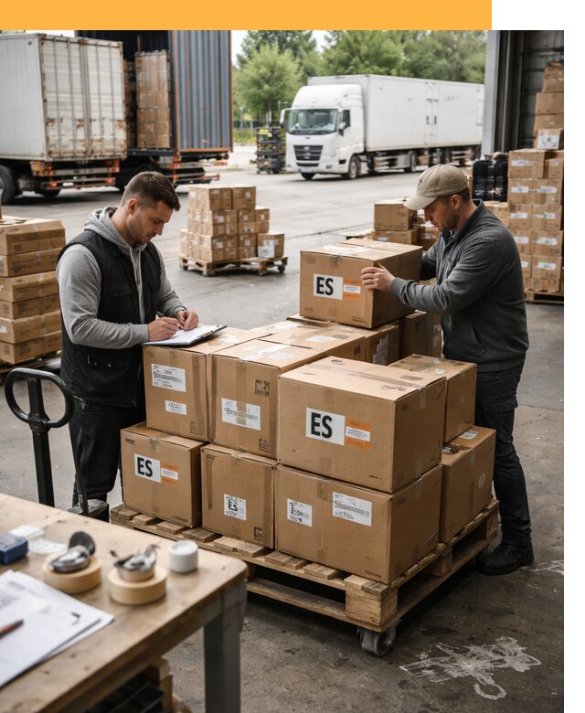 Доставка грузов в Испанию автотранспортом от 35683 руб