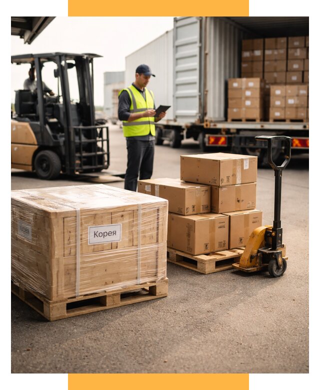Доставка грузов в Корею из России от 35683 р. | СетСервис-Блт