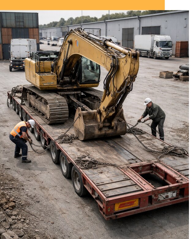 Перевозка спецтехники по России и миру от 45878 руб