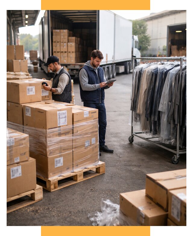 Перевозка и доставка одежды из Китая от 7646 р., СетСервис-Блт