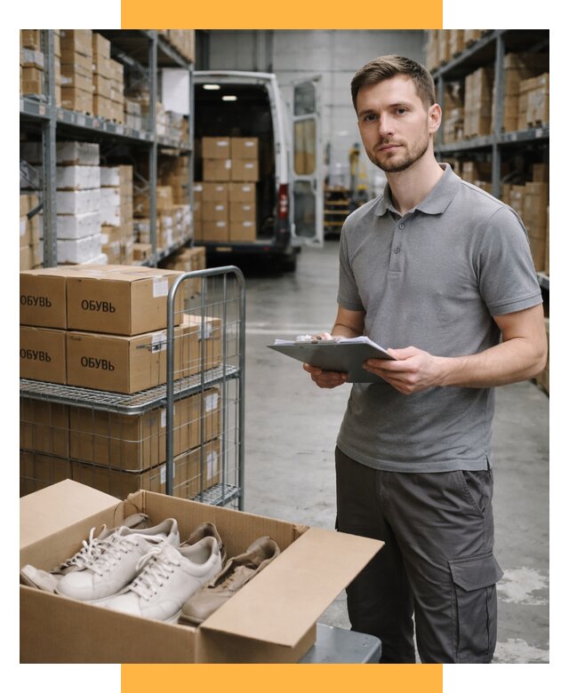 Доставка обуви из Китая и Турции от 4588 р. СетСервис-Блт