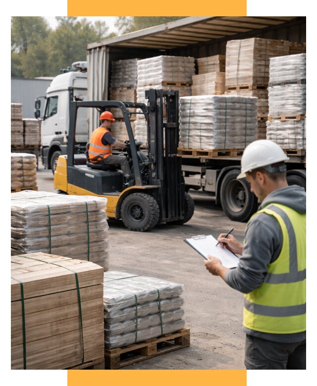 Перевозка строительных материалов от 5607 р. | СетСервис-Блт