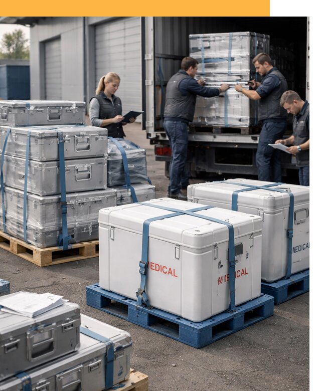 Перевозка медицинского оборудования по всему миру от 15293 руб