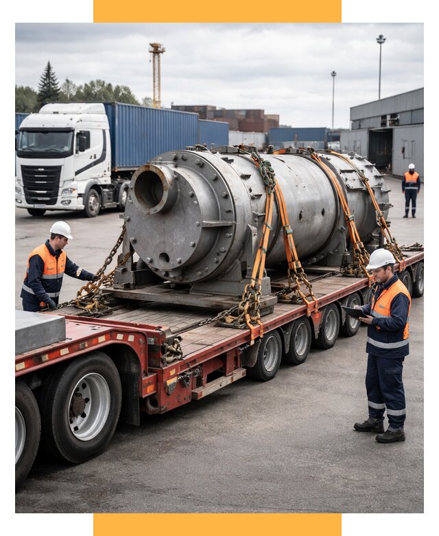 Перевозка тяжеловесных грузов под ключ от 152925 р. | СетСервис-Блт